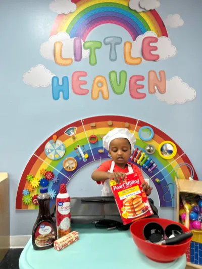 Child at Little Heaven Daycare